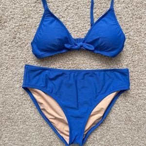 J Crew Factory bikini set - royal blue